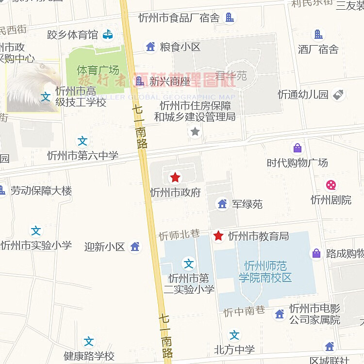 忻州地图忻州地图概览