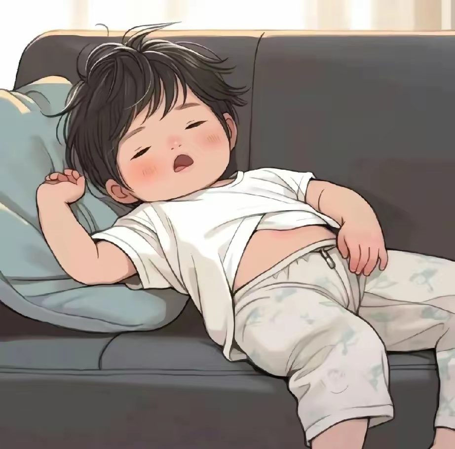 男生安慰自己的插画图片男生安慰自己的温馨画面