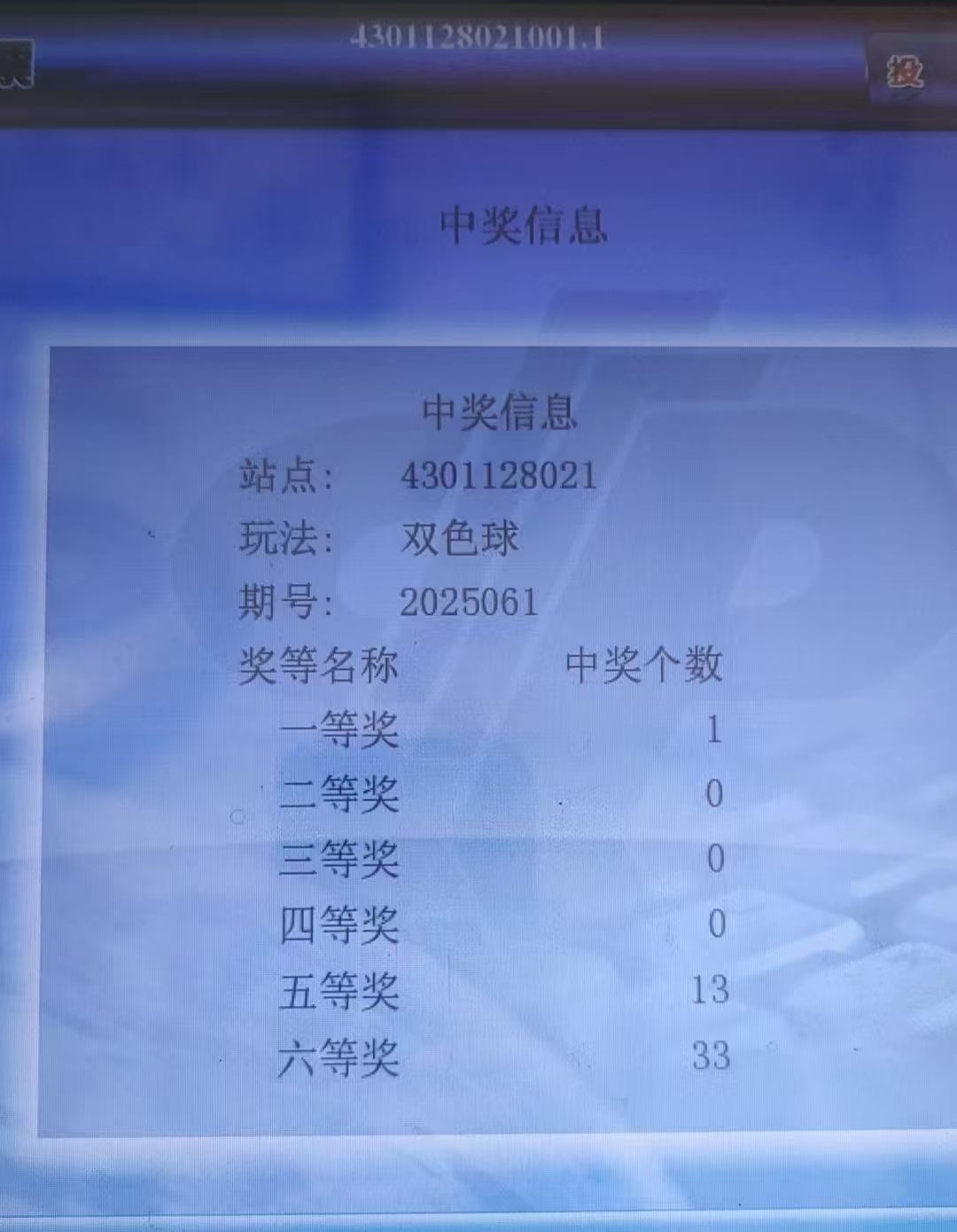 双色球彩票中奖号码双色球彩票中奖号揭晓-第3张图片