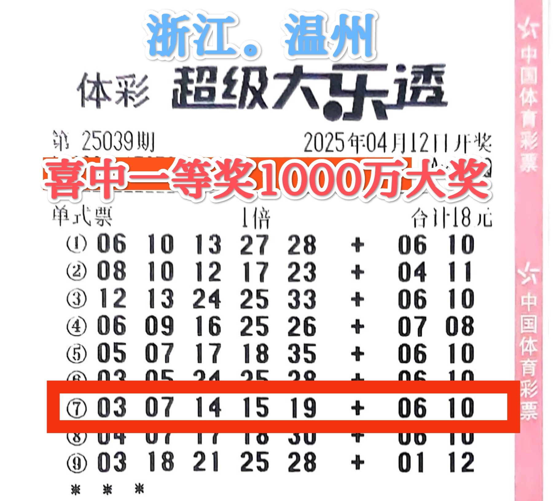 大乐透彩票中奖号大乐透彩票中奖号揭晓-第1张图片
