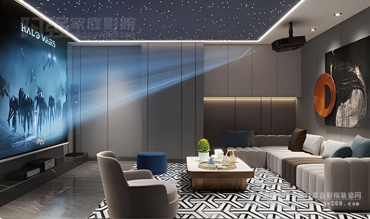 私人家庭影院装修设计图片深夜私人家庭影院