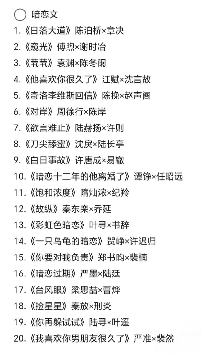 都在看什么双男主小说双男主全集之完美演绎