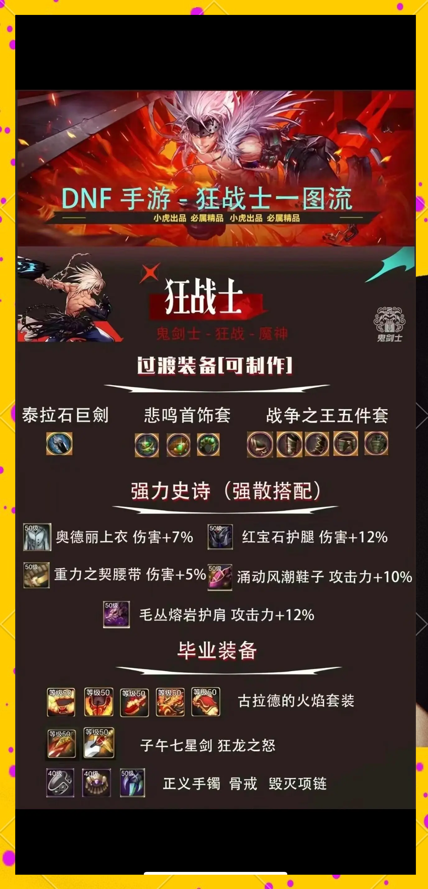 DNF传承武器，经典与传承的武器选择