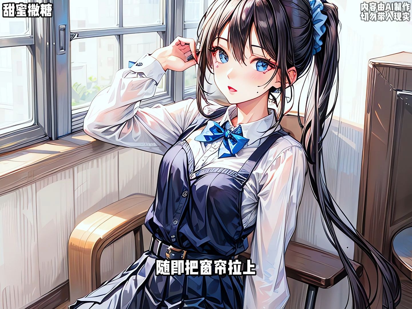 校花两腿中间被同桌摸出水了动漫同桌的神秘触摸事件，校花两腿中间被同桌玩弄出水-第1张图片
