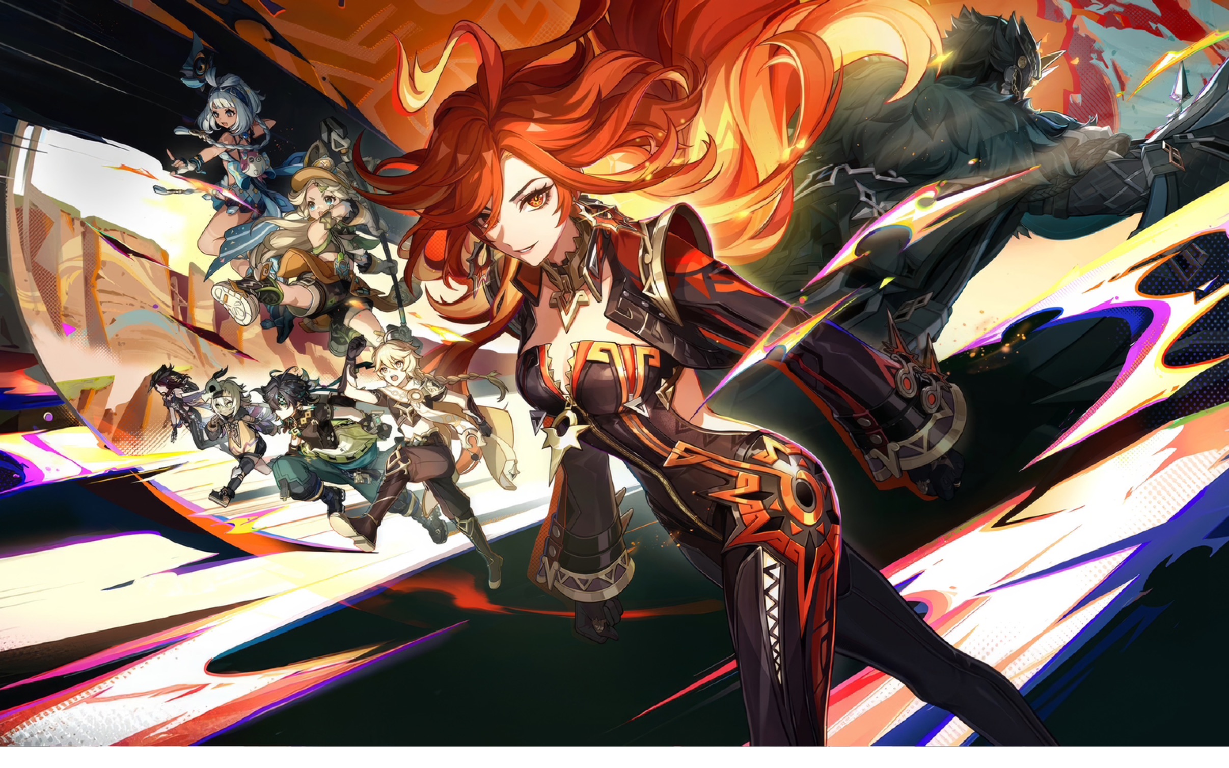 wallpaper原神18入wallpaper原神18入，沉浸在幻想世界之中-第1张图片