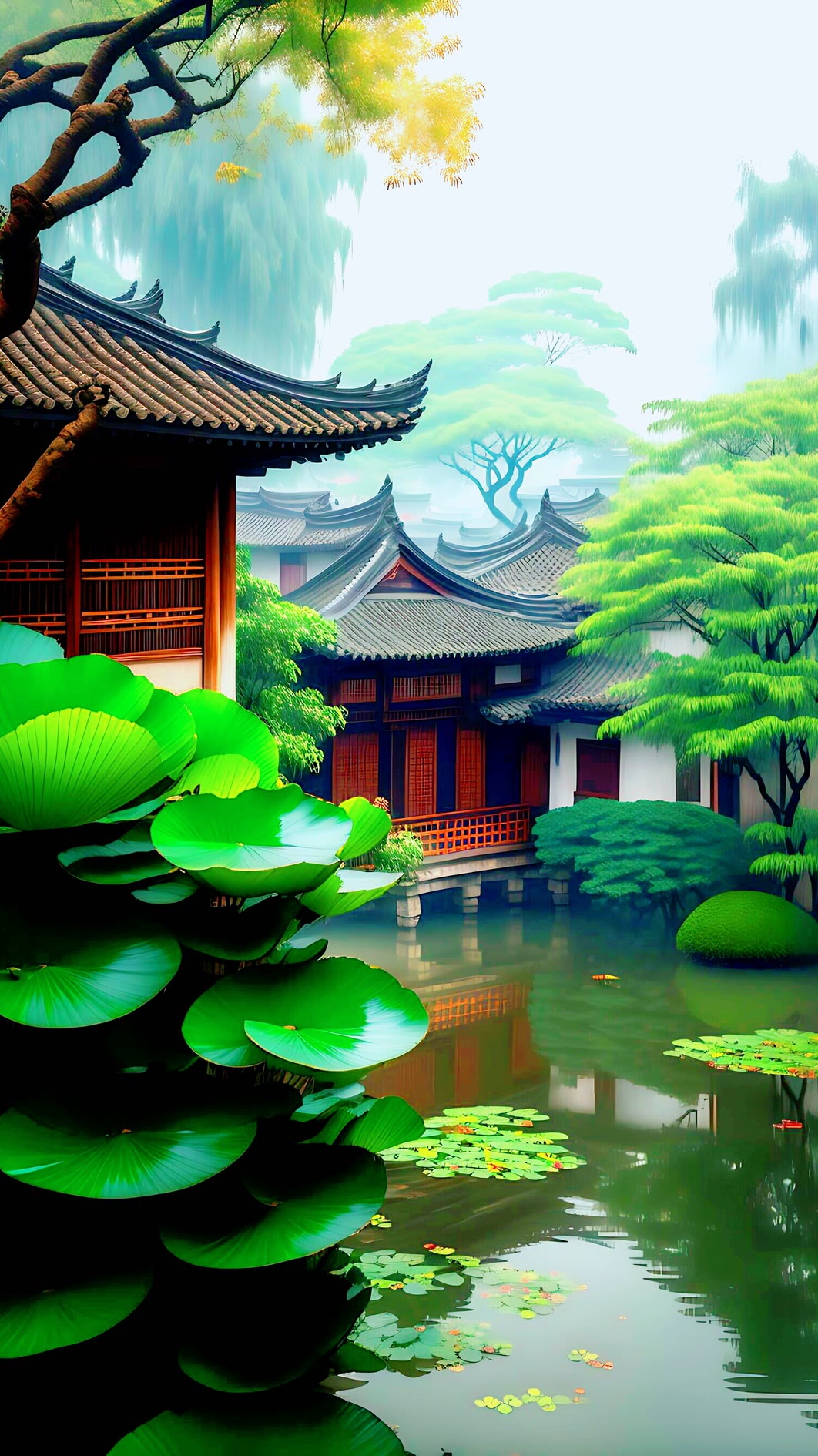 牡丹亭江南百景图，诗意江南的魅力之旅-第1张图片