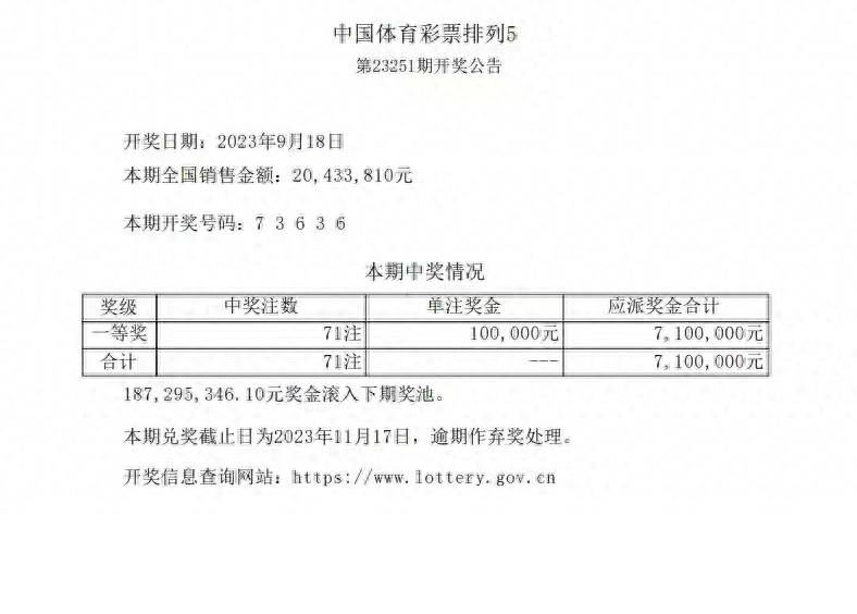 今日排列五开奖号码揭晓