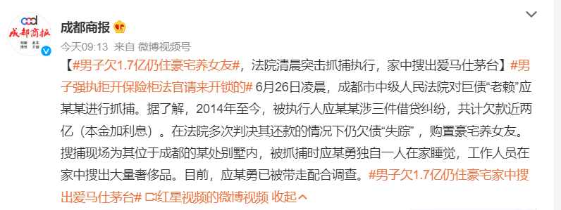 成都老赖被拘留成都老赖被拘留事件-第3张图片