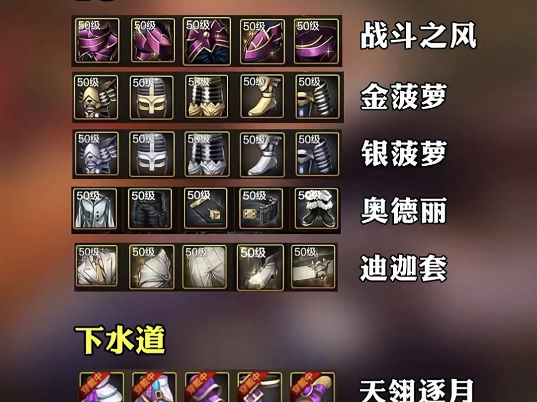 DNF女鬼剑装备介绍