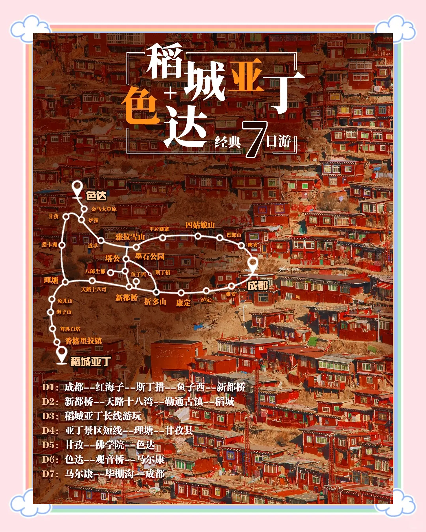 川西大环线7天旅游攻略川西大环线7天旅游攻略-第2张图片
