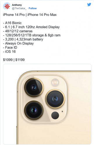 iPhone 14售价揭晓-第2张图片