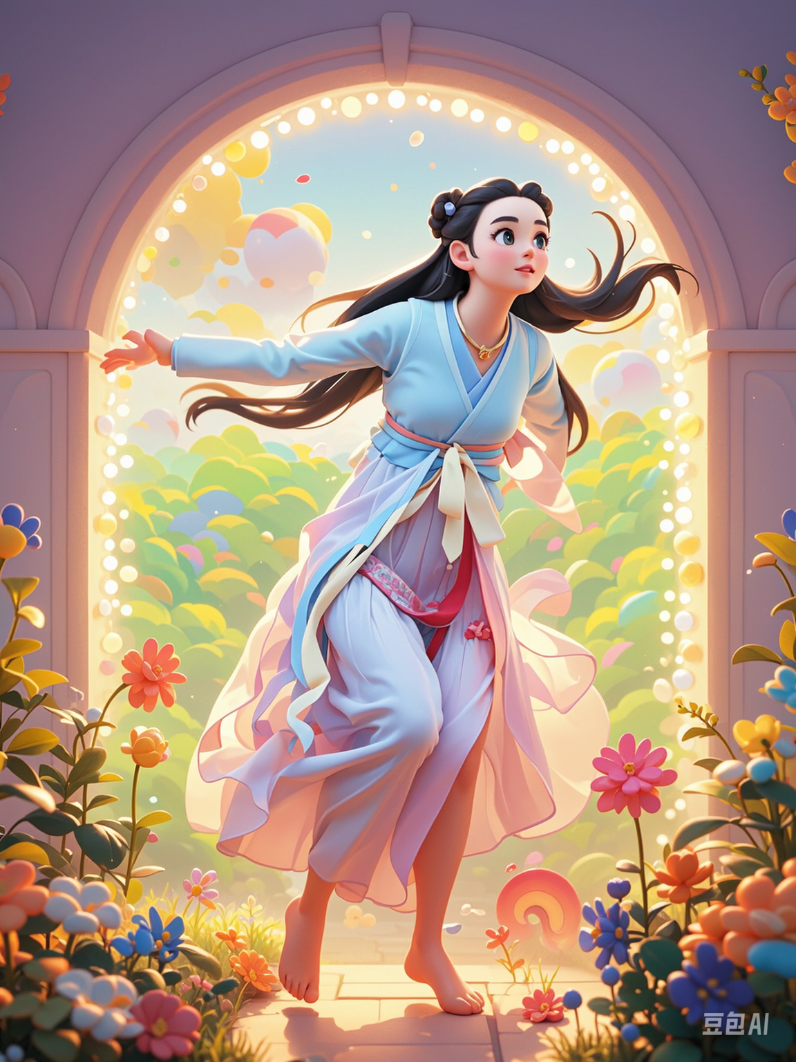 造梦西游3宣花袍，梦幻之旅的华丽篇章-第2张图片