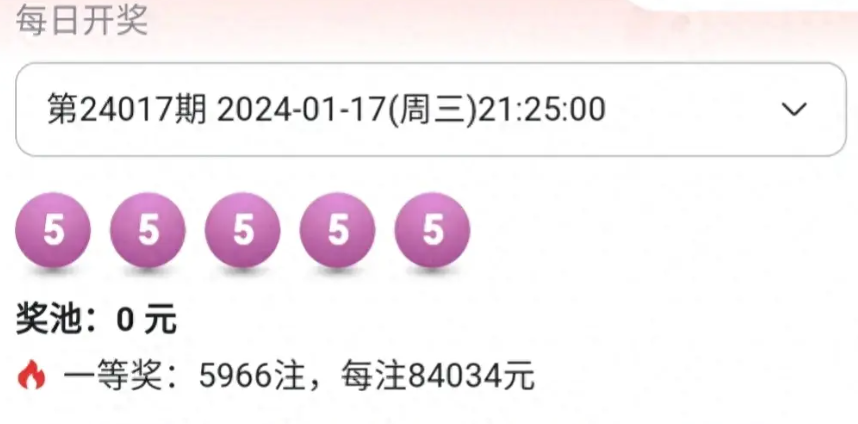 排列五开奖号码今晚开奖结果排列五今晚开奖结果揭晓-第2张图片