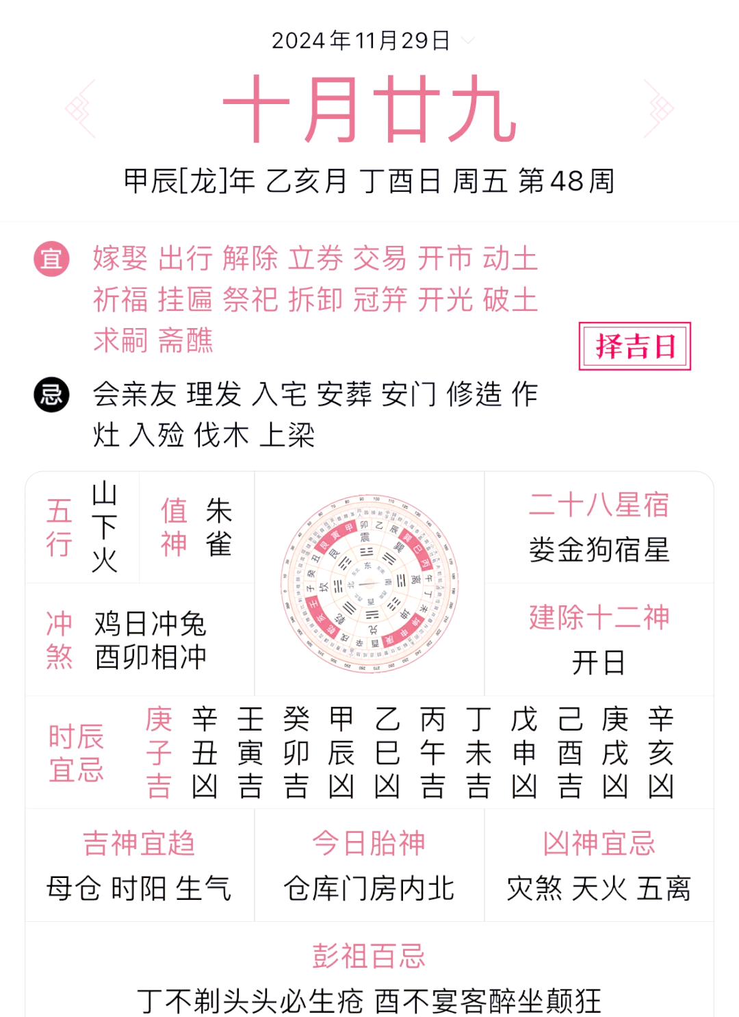 2024年黄历查询表2024年黄历查询表，解读未来一年的运势与宜忌-第1张图片