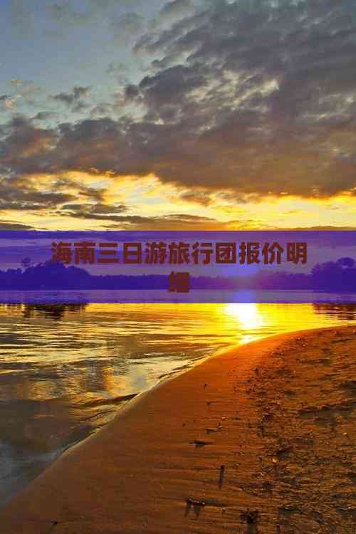 海南游报价