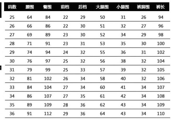 日本的xl码是多大尺码日本的XL码尺寸大小-第3张图片