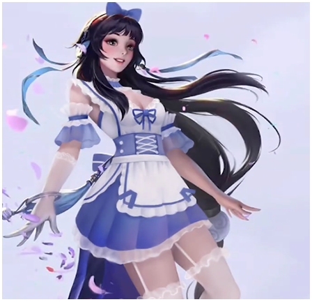 王者荣耀女英雄去掉所有服装图片2021王者荣耀女英雄服装图片精选，2021版去服装-第1张图片
