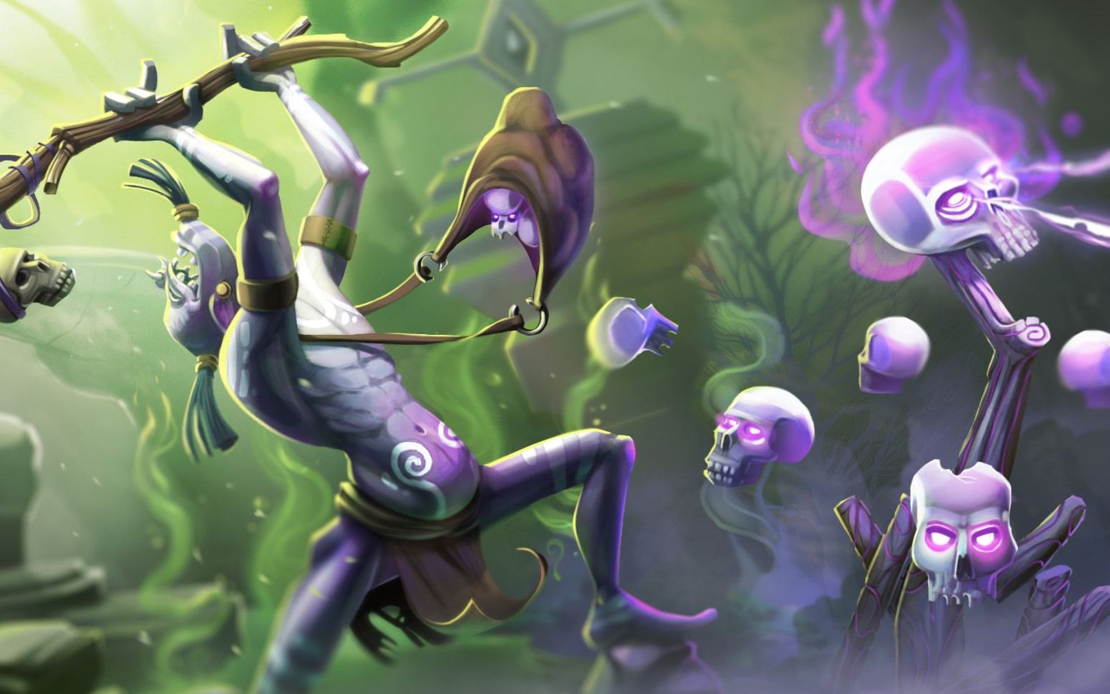 dota巫医技能巫医技能，神秘与神奇的传承-第1张图片