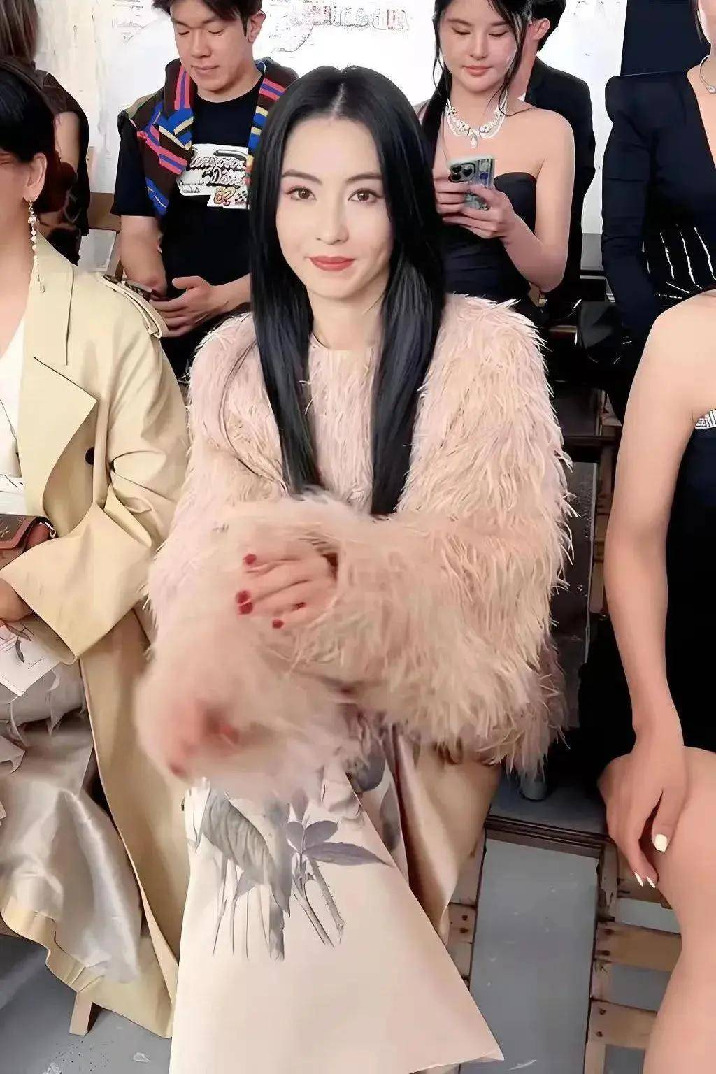 张柏芝黑本耳全套94张，时尚与神秘交织的美